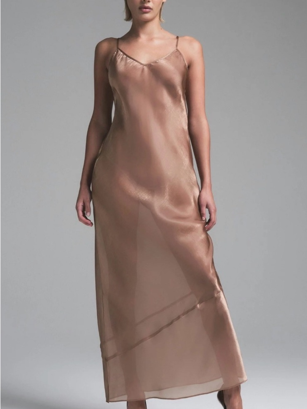Skims LIQUID ORGANZA CAMI LONG dress Seinna